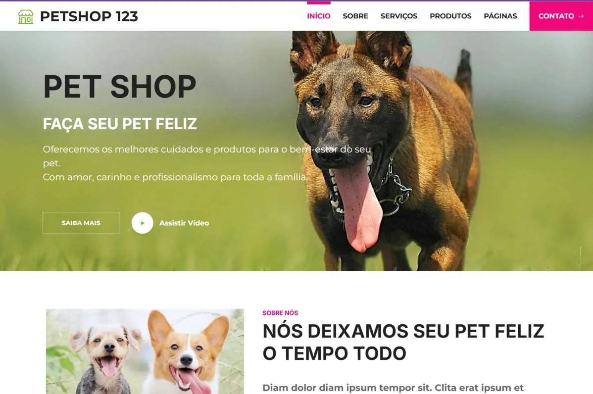 Projeto Pet Shop 123